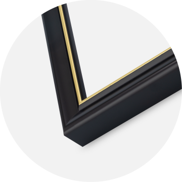 Keret Canterbury Akrilüveg Fekete 40x40 cm