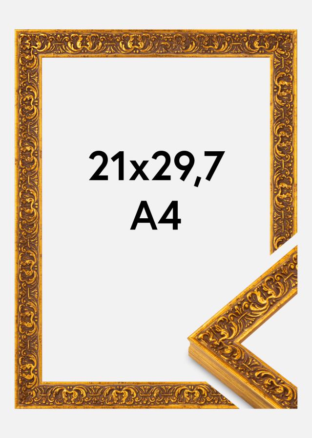 Keret Amber Akrylglas Arany 21x29,7 cm (A4)