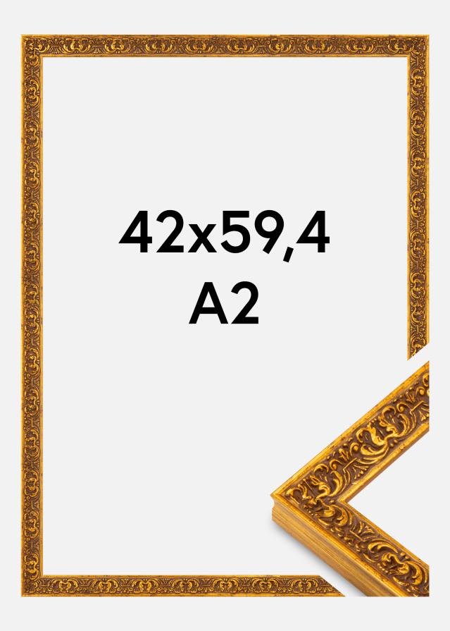 Keret Amber Akrilüveg Arany 42x59,4 cm (A2)