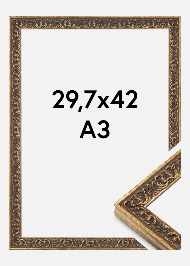 Keret Amber Akrylglas Ezüst 29,7x42 cm (A3)