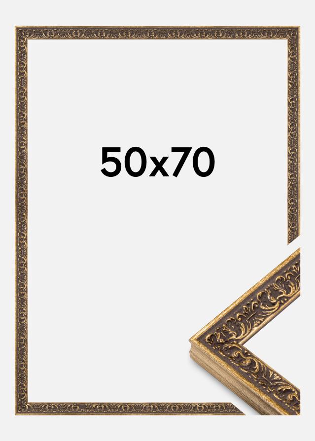 Keret Amber Akryl Üveg Ezüst 50x70 cm