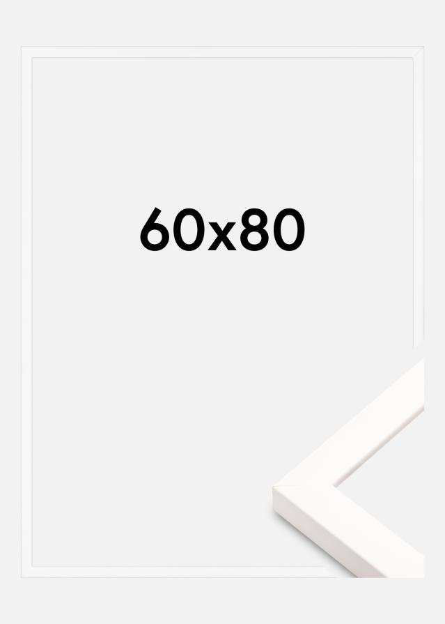 Keret Brooke Akrilüveg Fehér 60x80 cm