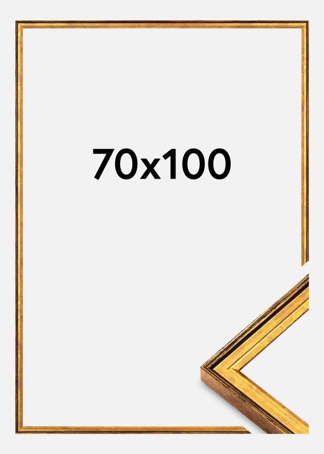 Keret Ringa Akrüve Üveg Arany 70x100 cm