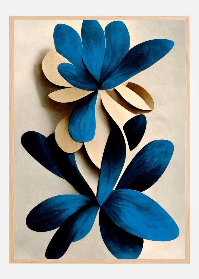 Blue Nymphaea Poszter