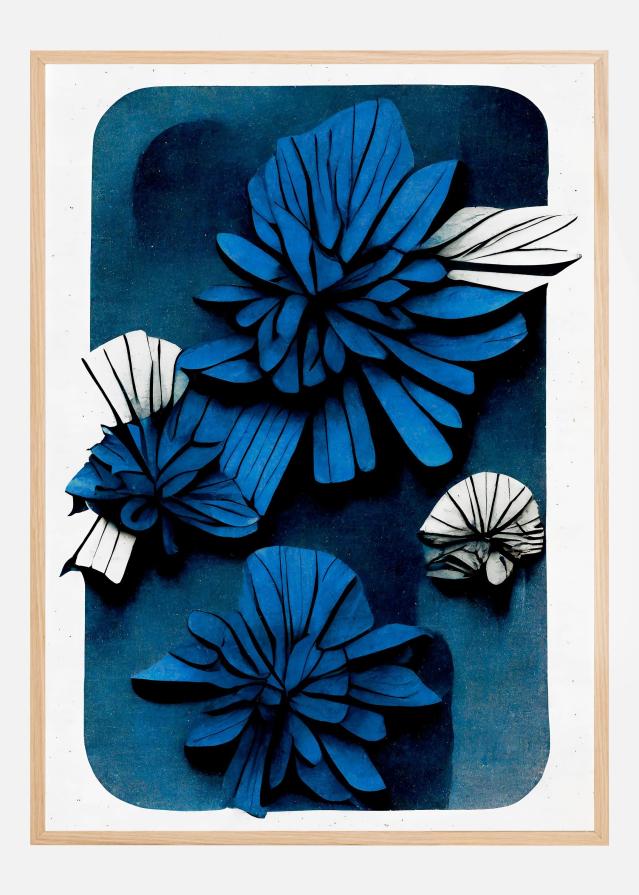 Blue Blossoms Poszter