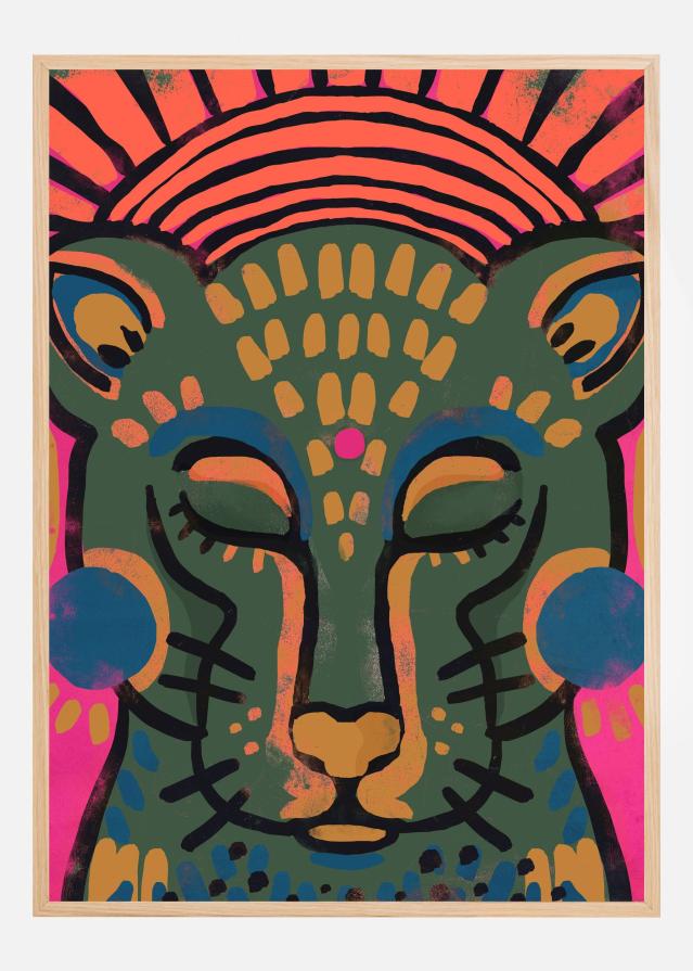 Tiger (Colored Version) Poszter