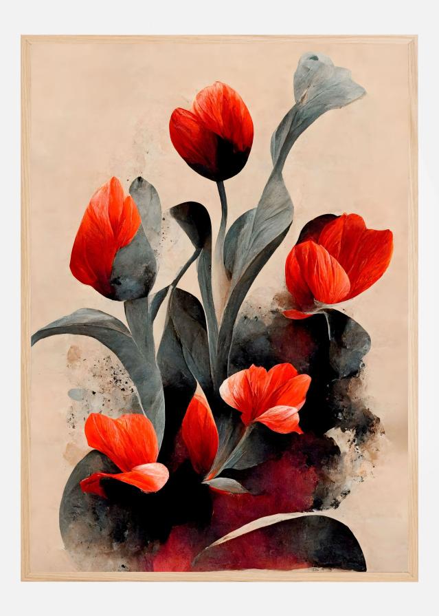 Red Tulips Poszter