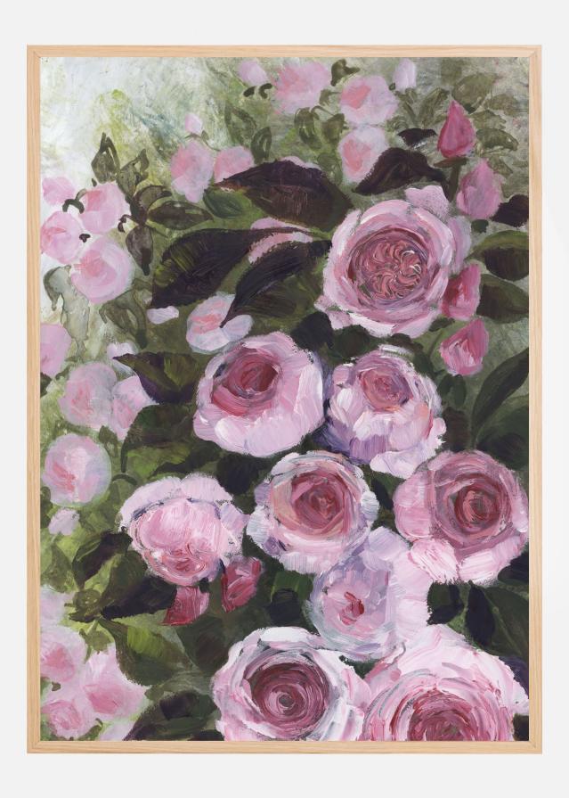 Aurorie painterly roses Poszter