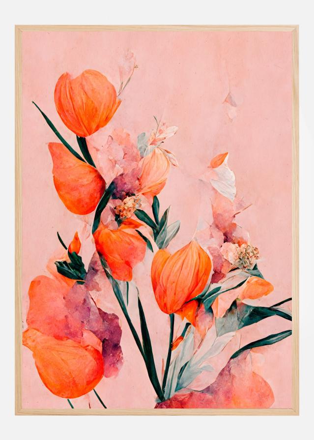 Orange Tulips Poszter