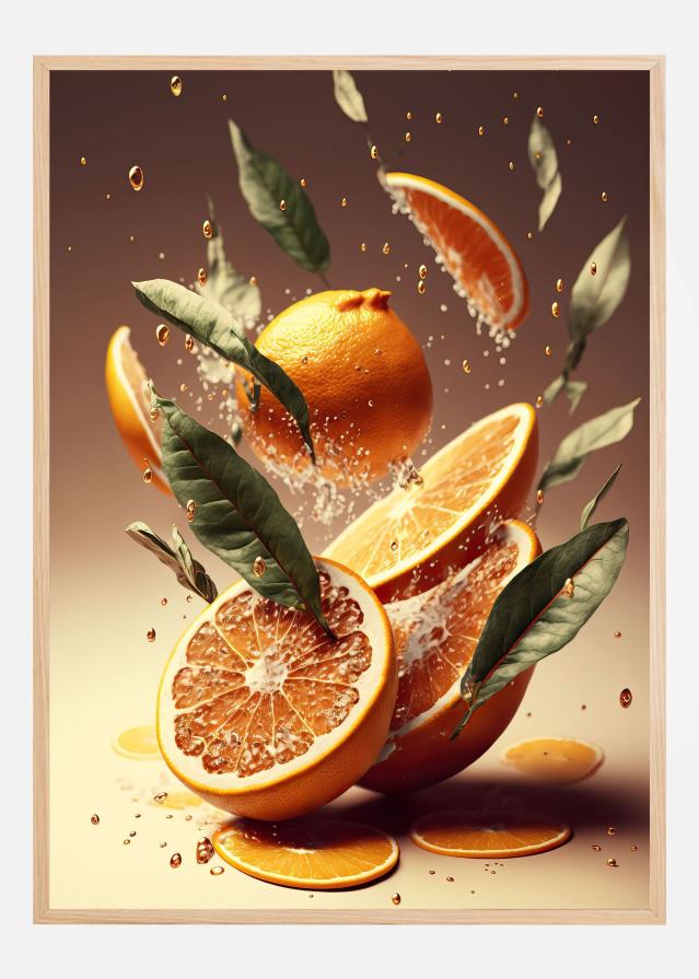 Fresh Oranges Poszter
