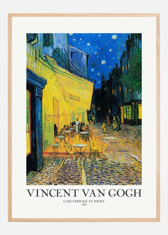 CafAc Terrace At Night Poszter