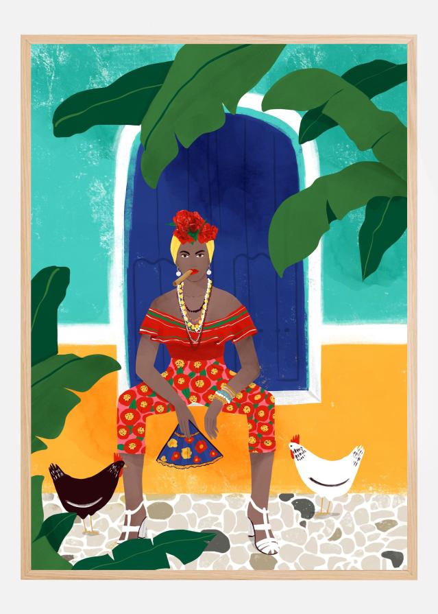 Femm au cigare Poszter