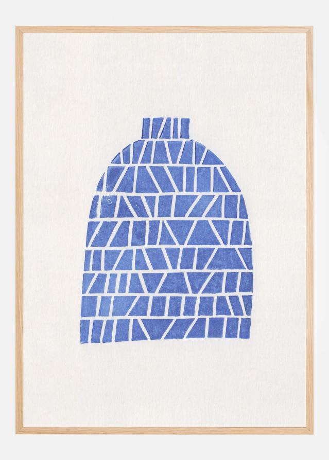 Linocut Vase #5 Poszter