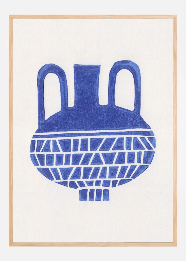 Linocut Vase #6 Poszter