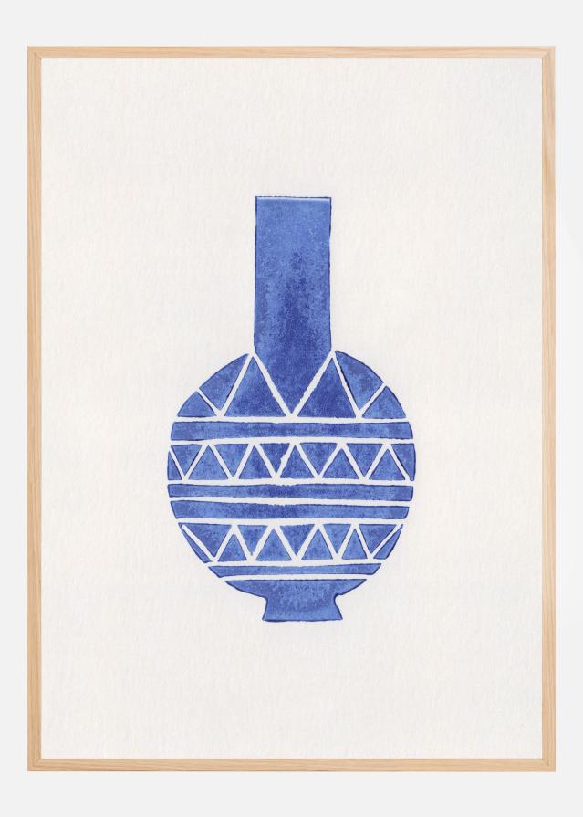 Linocut Vase #8 Poszter