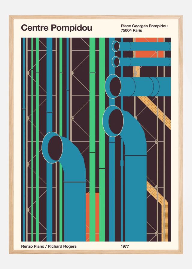 Pompidou Poszter