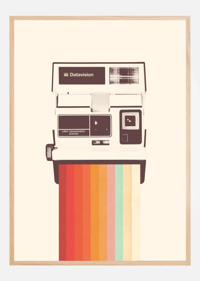 Instant Camera Rainbow Poszter