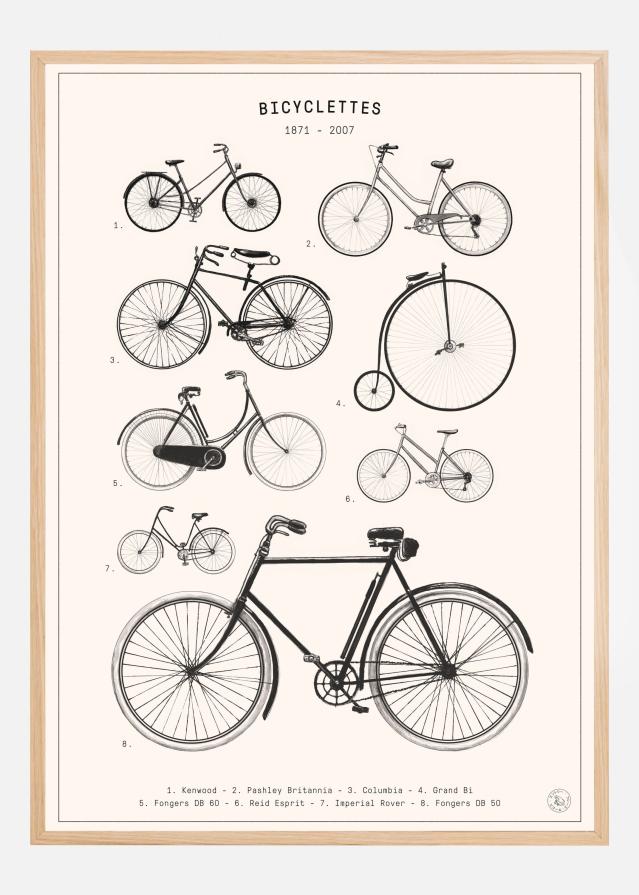 Bicyclettes Poszter
