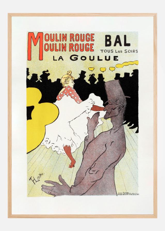Affiche Pour Le Moulin Rouge la Goulue (1898 Poszter