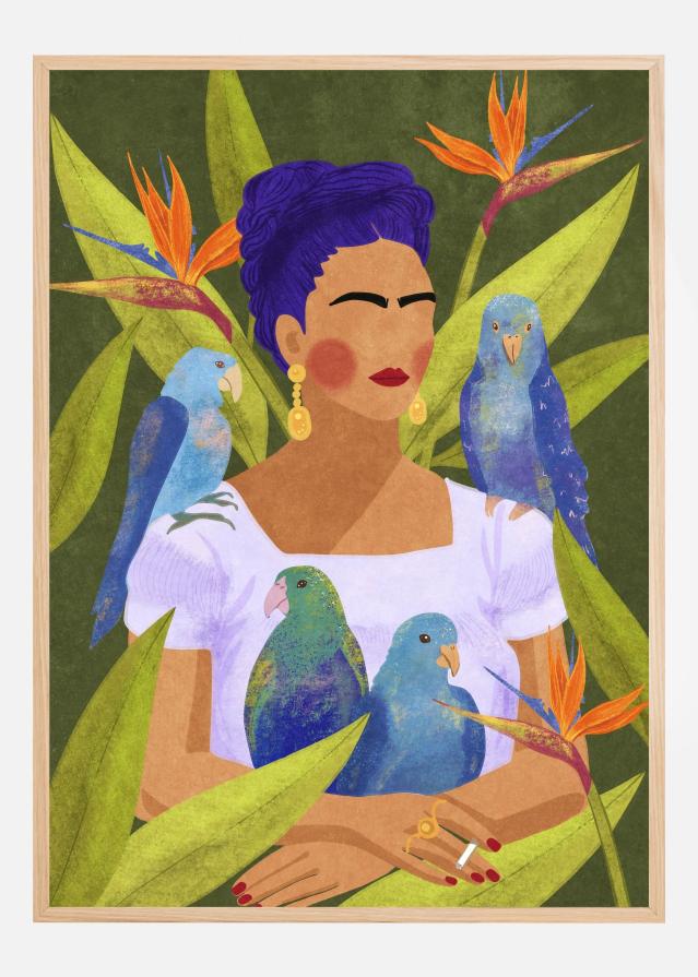 Frida and birds Poszter