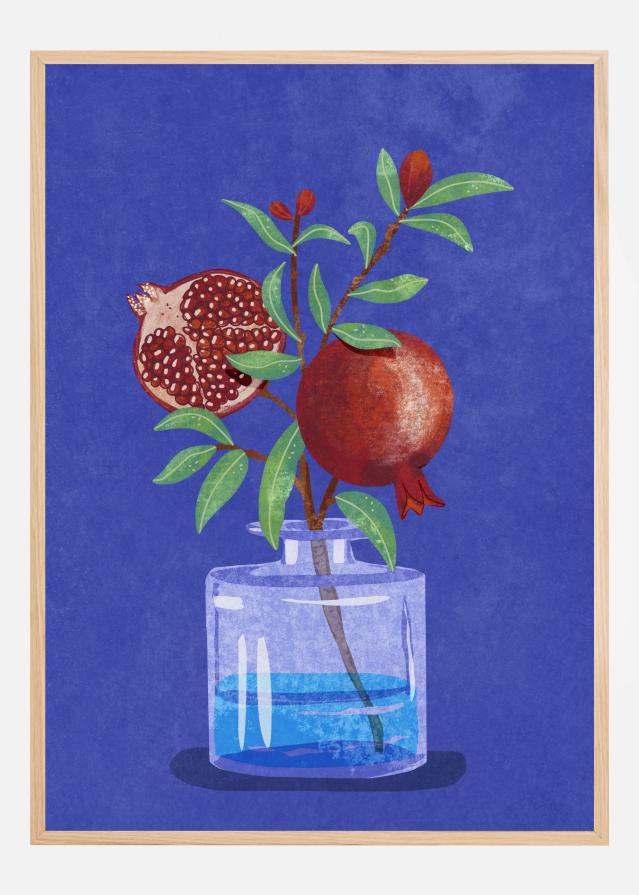 pomegranate in Vase Poszter