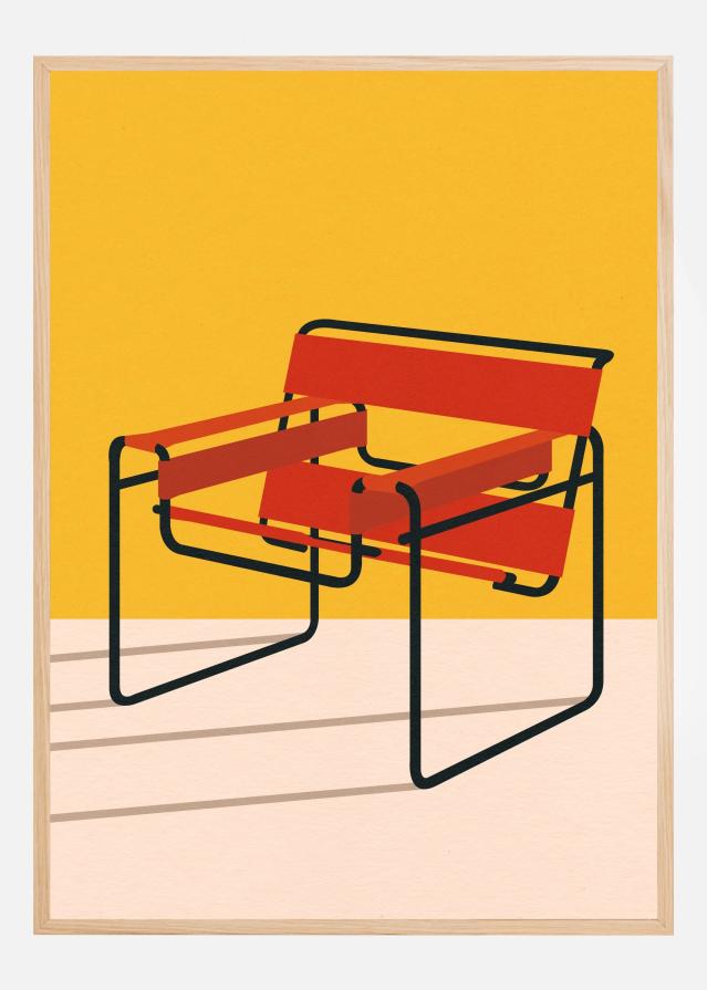 Wassily Chair Marcel Breuer Poszter
