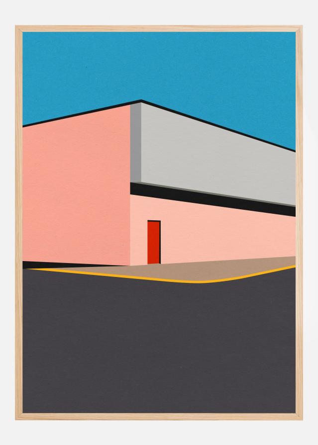 Warehouse Illustration Poszter