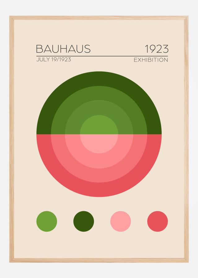 Bauhaus Yesil Daire Poszter