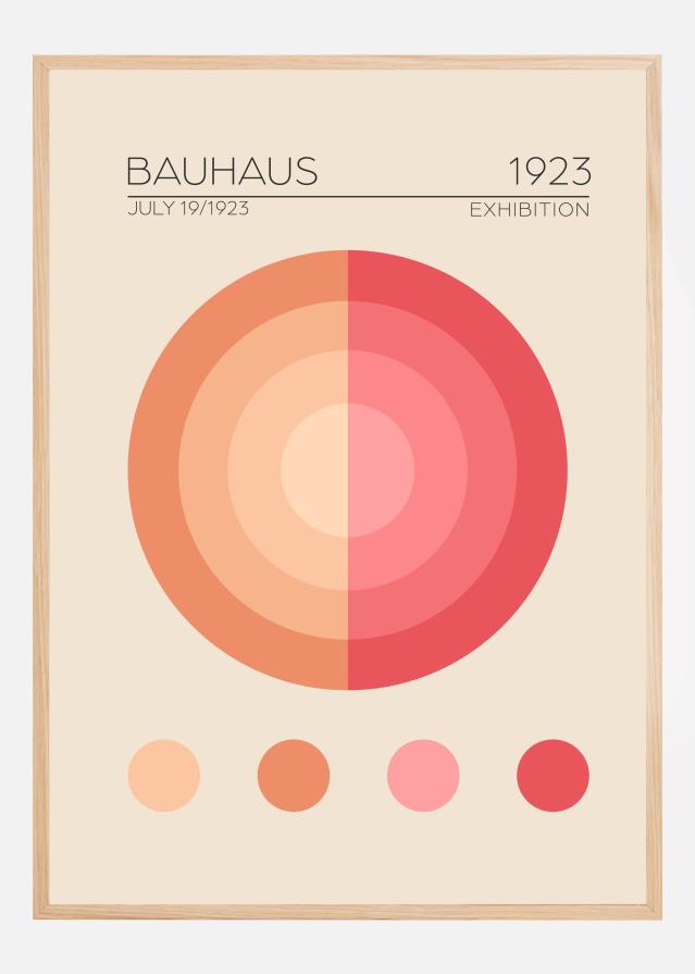 Bauhaus Pembe Daire Poszter