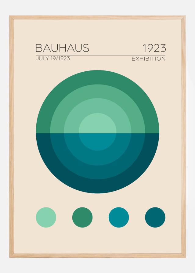 Bauhaus Mavi Daire Poszter