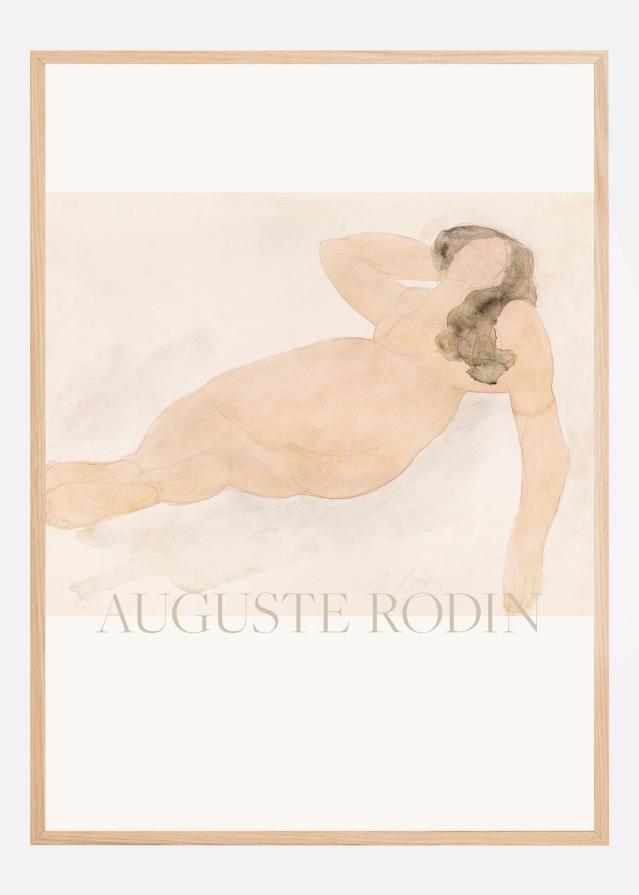 Study of a Nude (lying On Side) Poszter