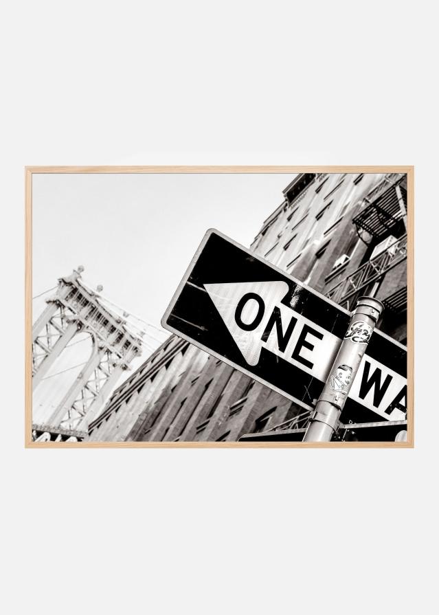 Manhattan Bridge One Way Poszter