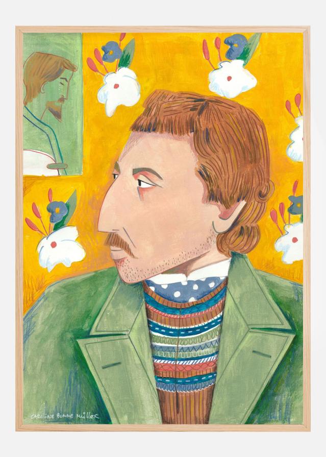 Paul Gauguin portrait Poszter