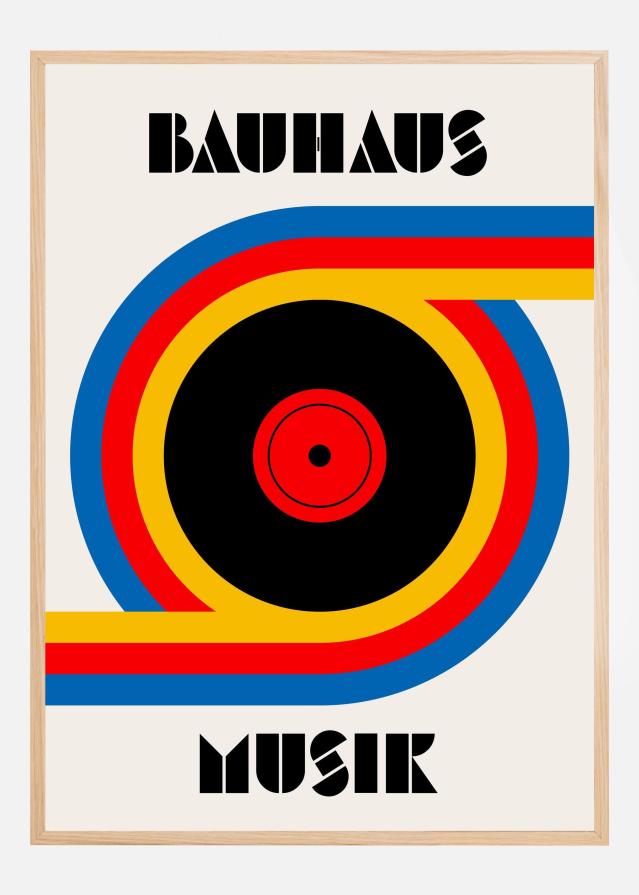 Bauhaus Musik Vinyl Poszter
