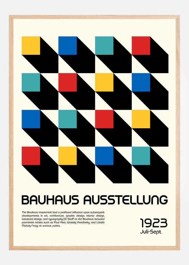 Bauhaus Ausstellung Poszter