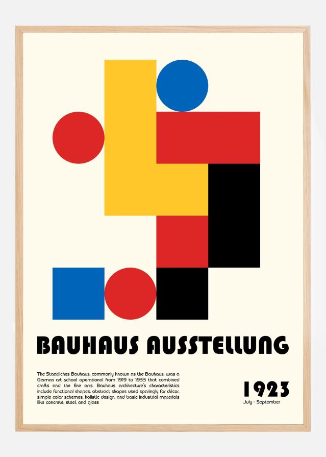 Bauhaus Ausstellung Poszter