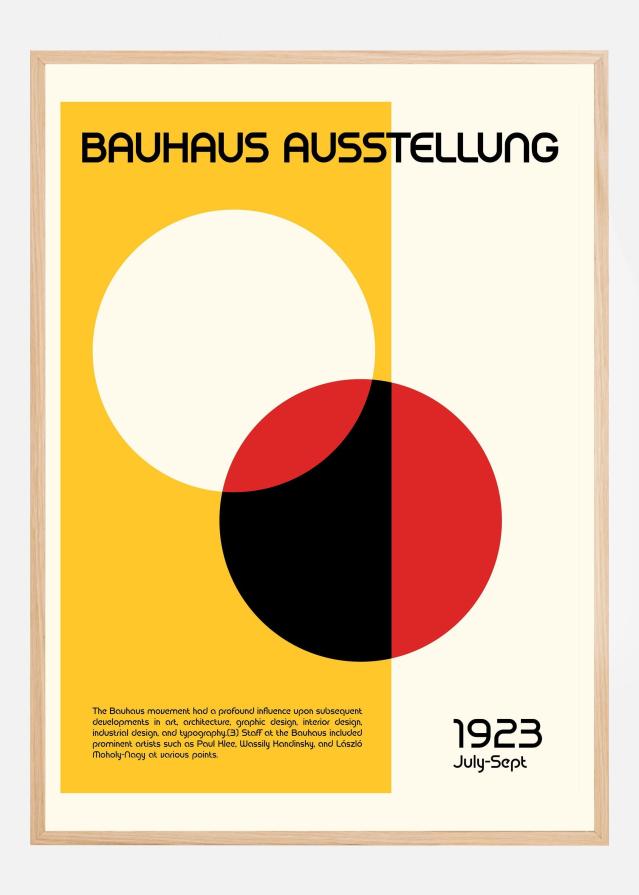 Bauhaus Ausstellung Poszter