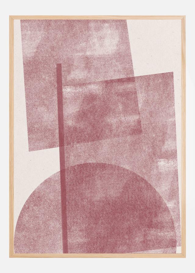 Paper Red Collage No.4 Poszter