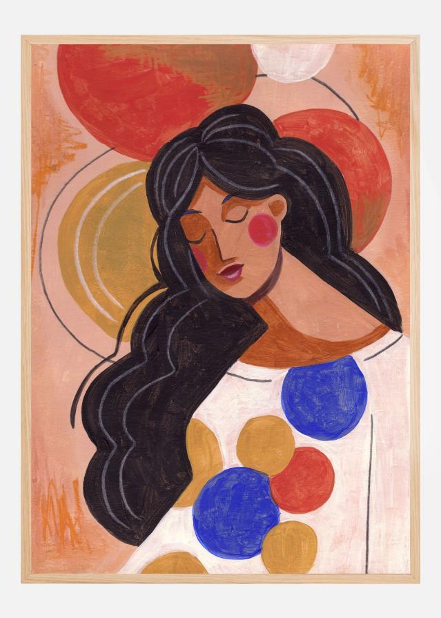 Woman in Thoughts Poszter