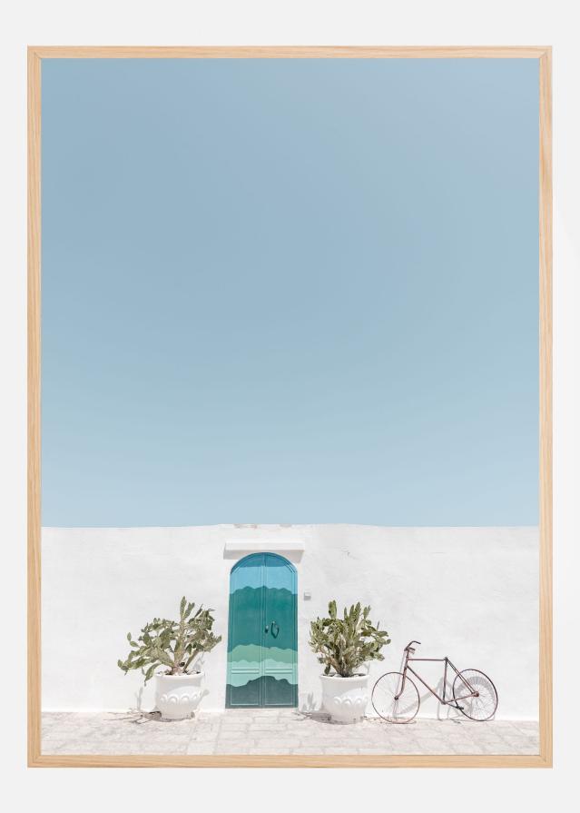 Ostuni blue door Poszter