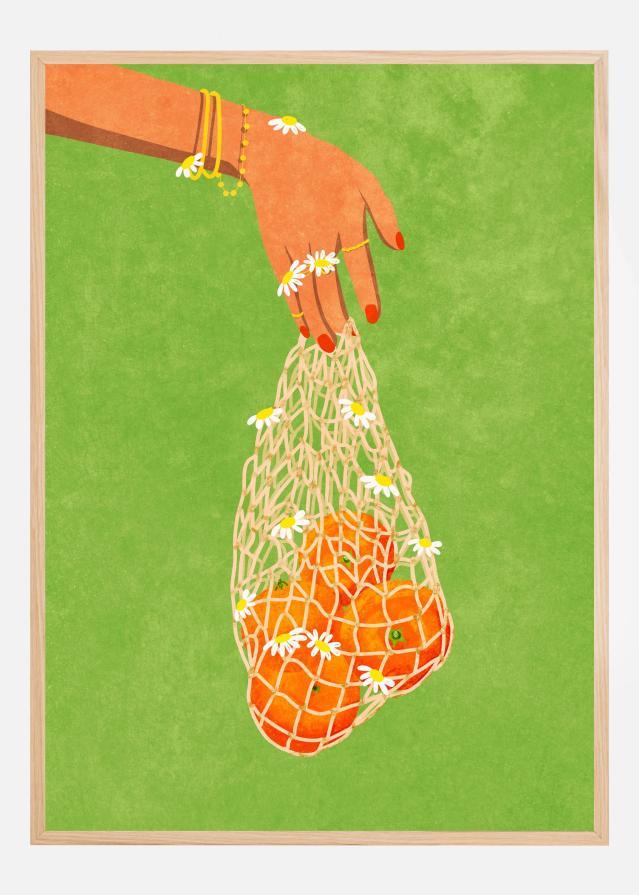 Fresh Oranges Poszter