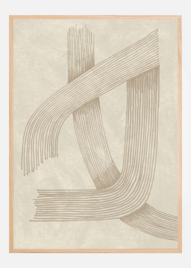 Abstract Sophisticated Line 01 Poszter