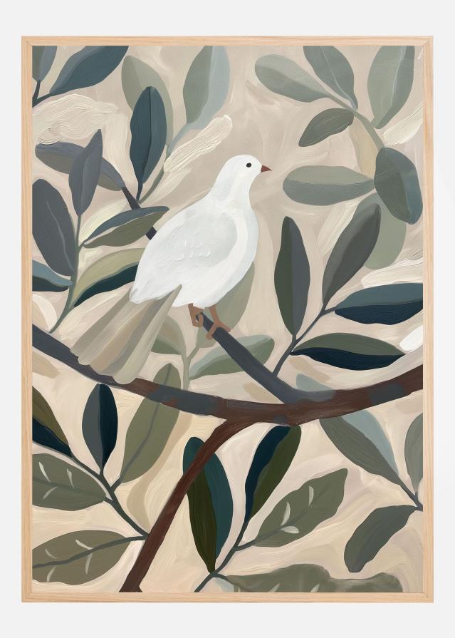 Dove In Tree Poszter