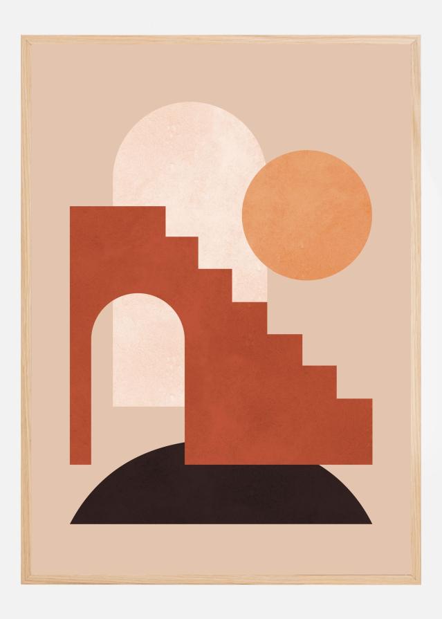 Geometric composition 4 Poszter