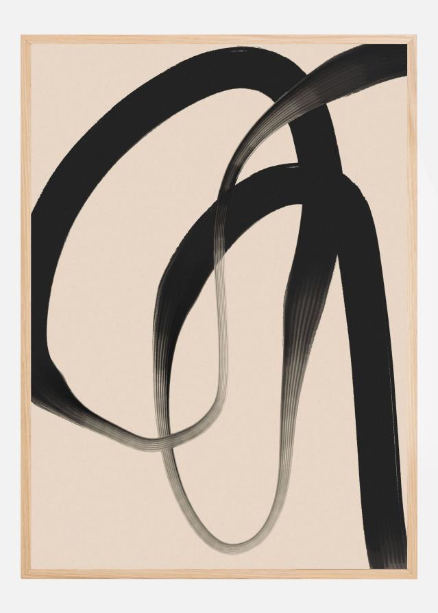 Black Strokes No 24 Poszter