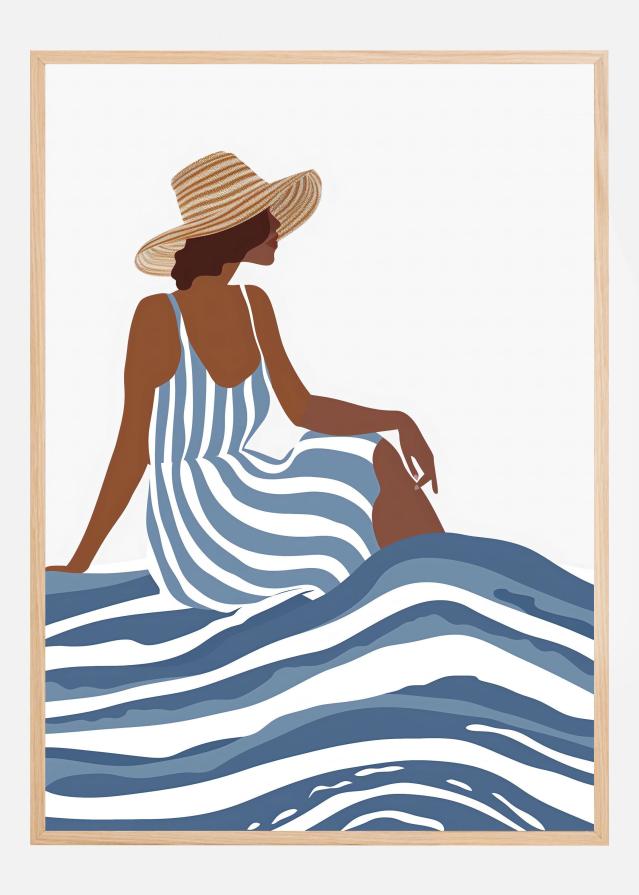 The Girl In the Striped Dress Poszter