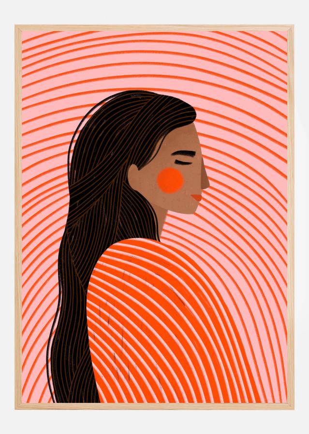 The Woman With the Lines Poszter