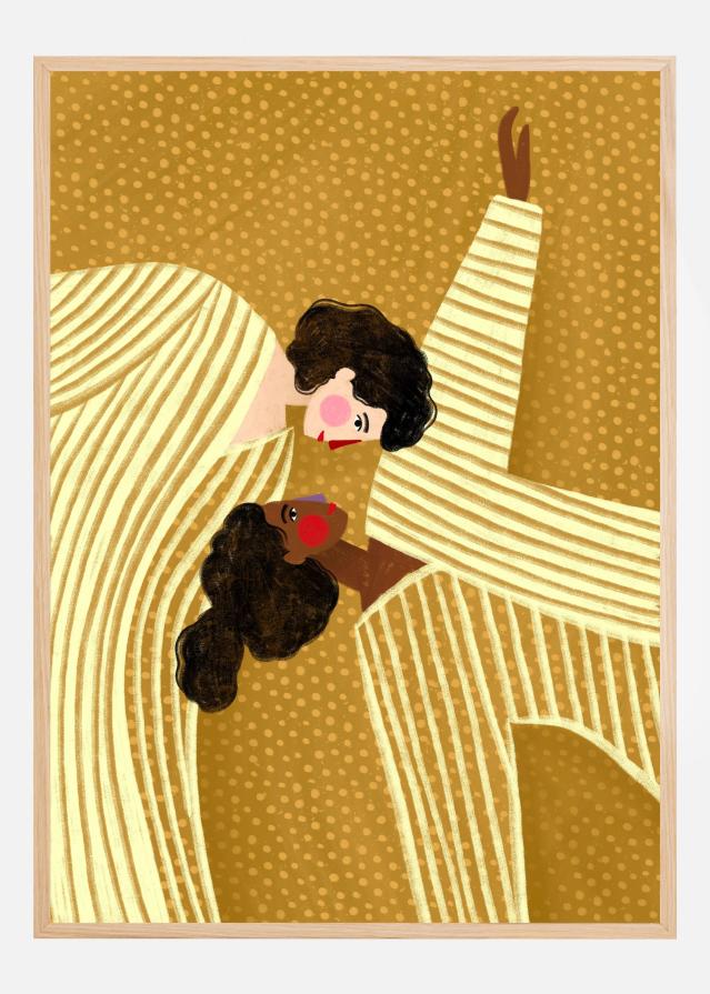 Two Line Women Poszter