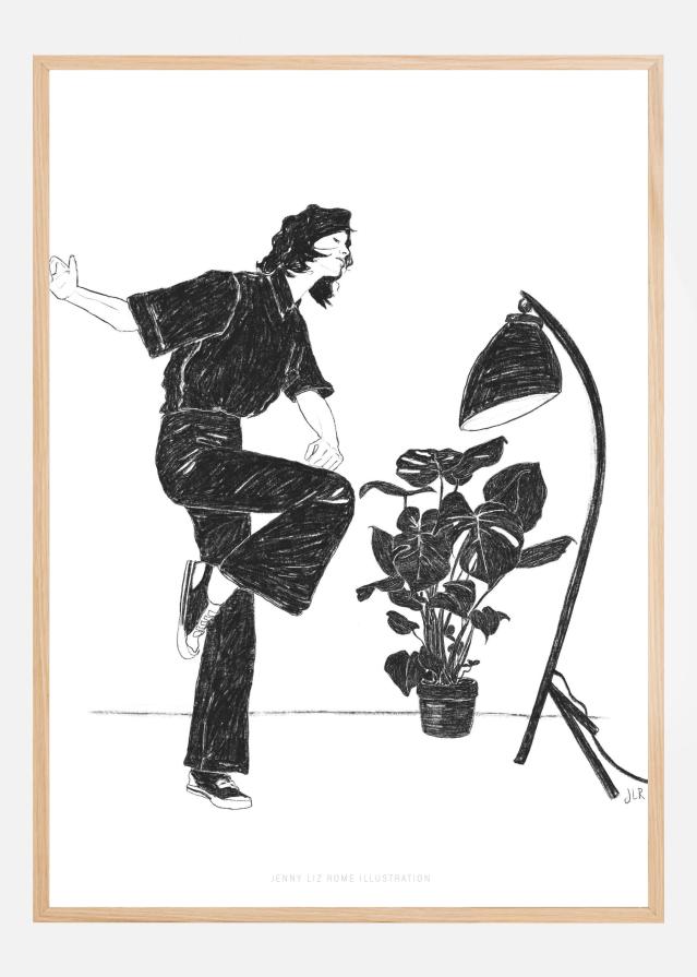 Jlr Dancingathome4 Blackandwhite Copy Poszter