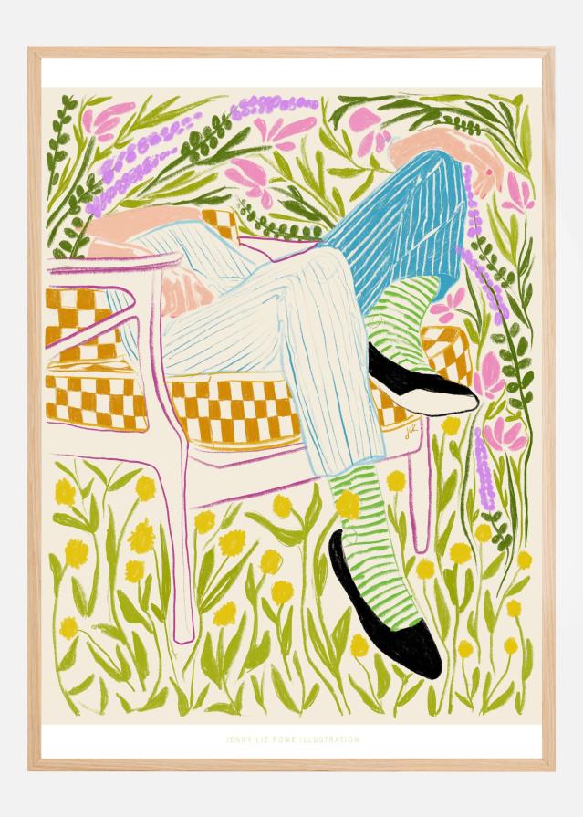 Jlr Quiet in the garden 2 Poszter